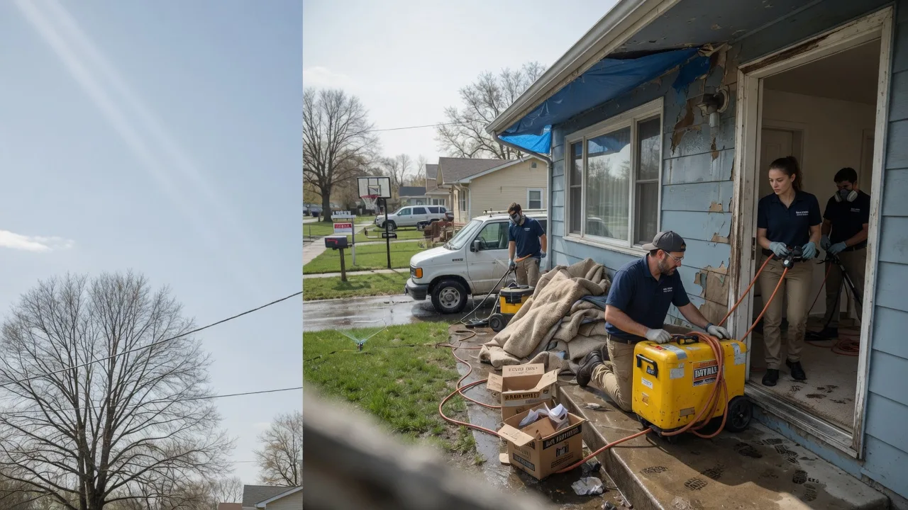 Basement Flood Cleanup in Rock, MI near me